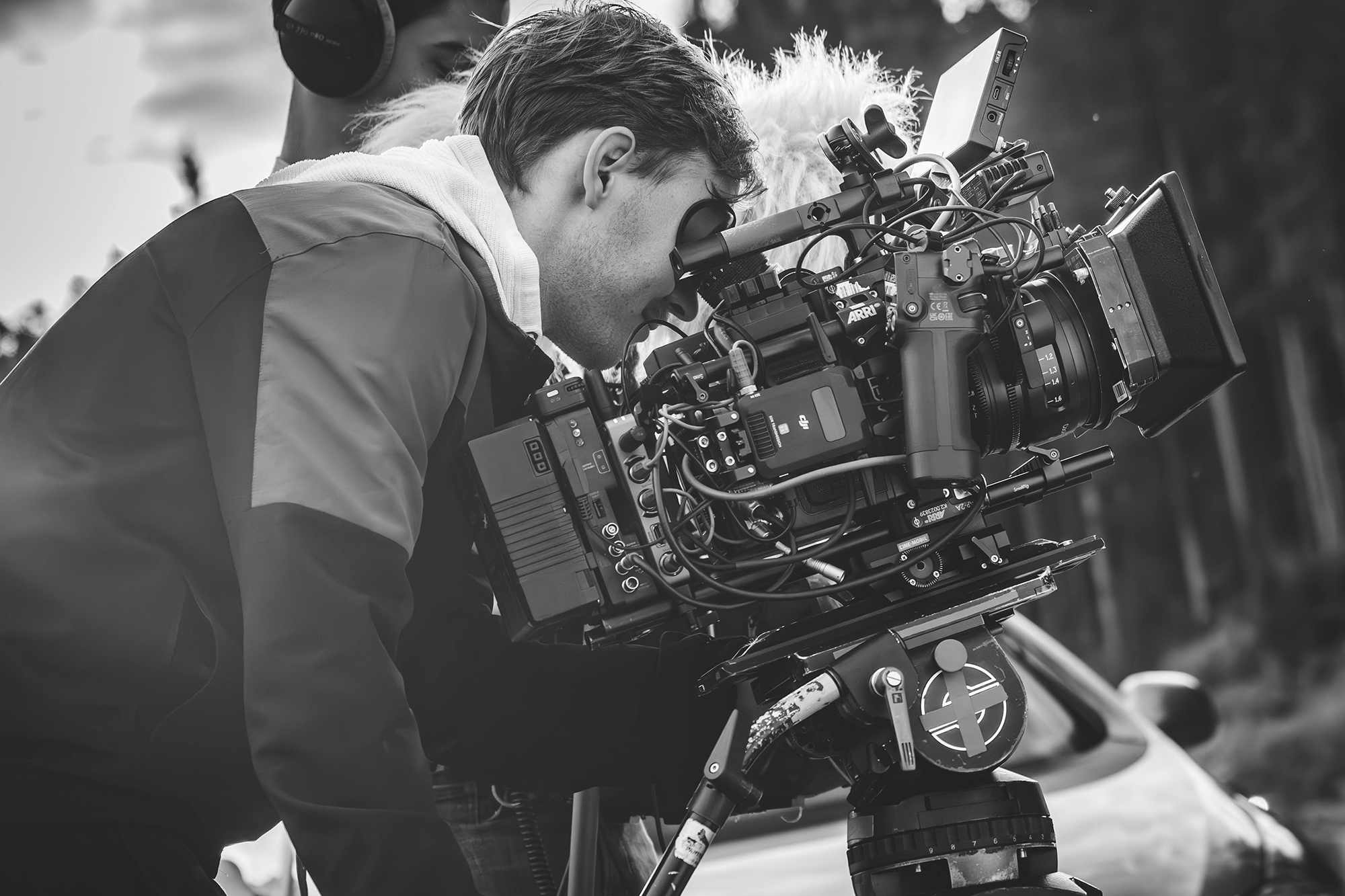 Director of Photography Johannes Neudert am Set